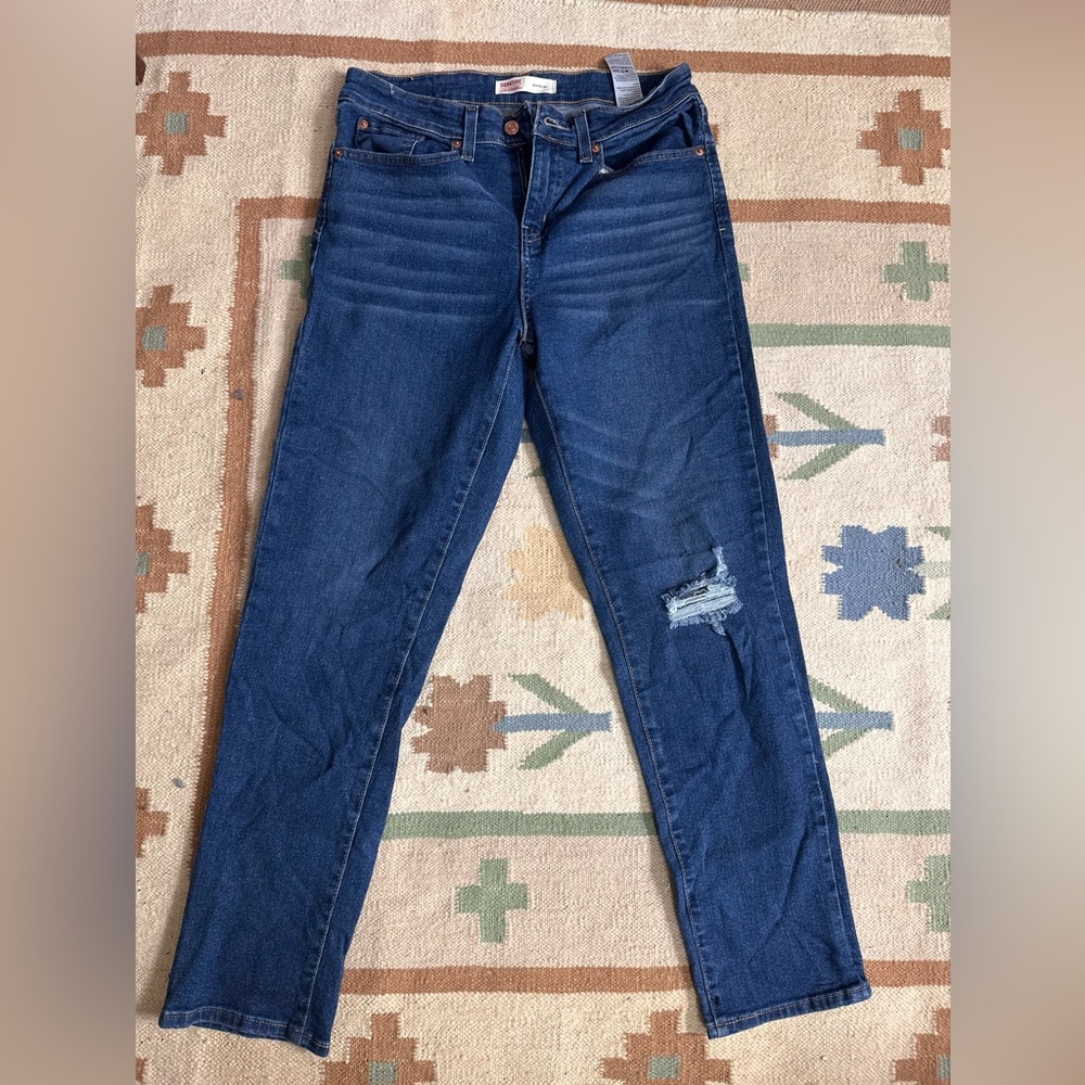 Signature by Levi Strauss Dark Blue Skinny Jeans